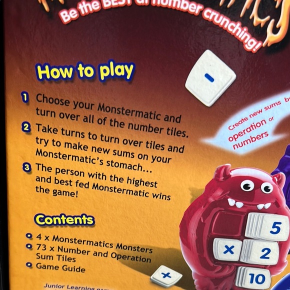 Monstermatics Game - Blue - Picture 4 of 5